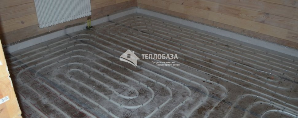 теплый пол в деревянном доме