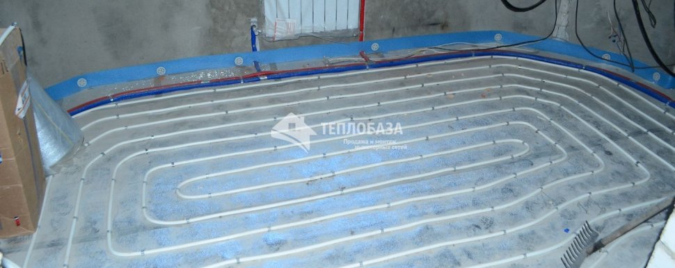 укладка теплого пола