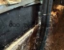 трасса от кессона в дом в теплоизоляции