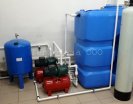 насосная станция DAB с накопительным баком для воды