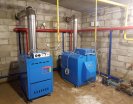 газовая котельная с двумя котлами