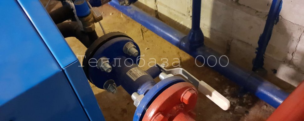 обвязка котельной стальными трубами