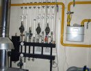 газовая труба в котельной