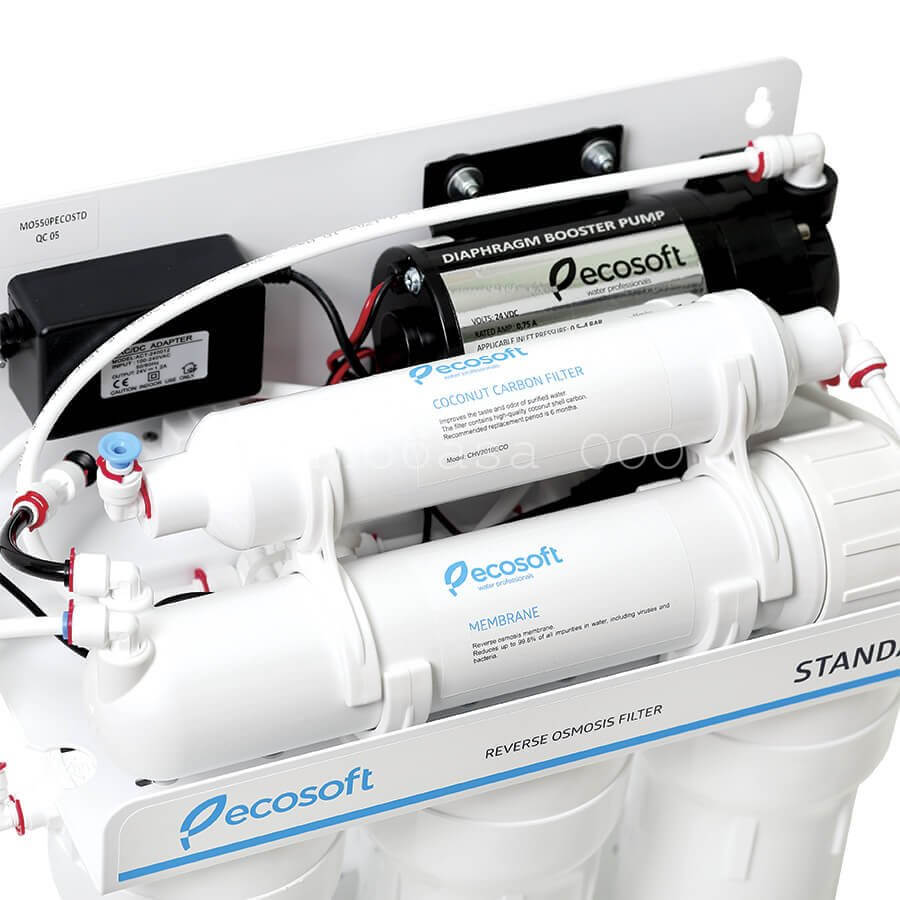 Обратный осмос Ecosoft Standart 5-50P с помпой Обратный осмос Ecosoft Standart 5-50P с помпой