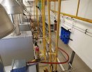 газовая труба в котельной