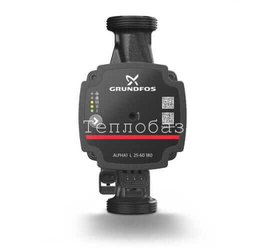 Насос Grundfos Alpha1 L 32-40 180 (1х220В; 25Вт) c гайками Насос Grundfos Alpha1 L 32-40 180 (1х220В; 25Вт) c гайками